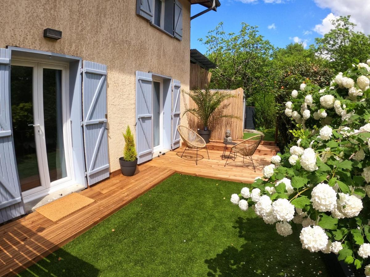 Refuge Des Myosotis - Proche Chambery - Jardin - Calme - Cosy Daire Barberaz Dış mekan fotoğraf